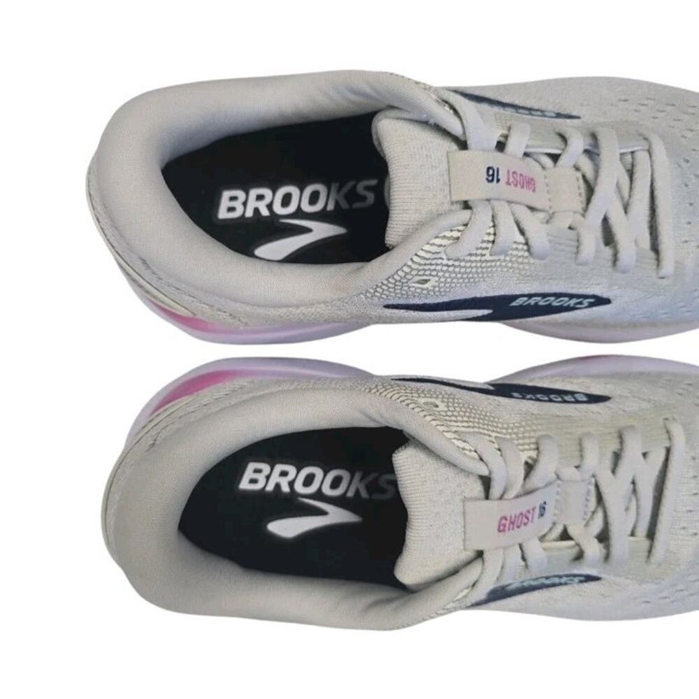 Brooks Ghost 16 Women's Running Shoes Size 9 Wide D Grey Athletic 1204071D175 - Picture 6 of 11